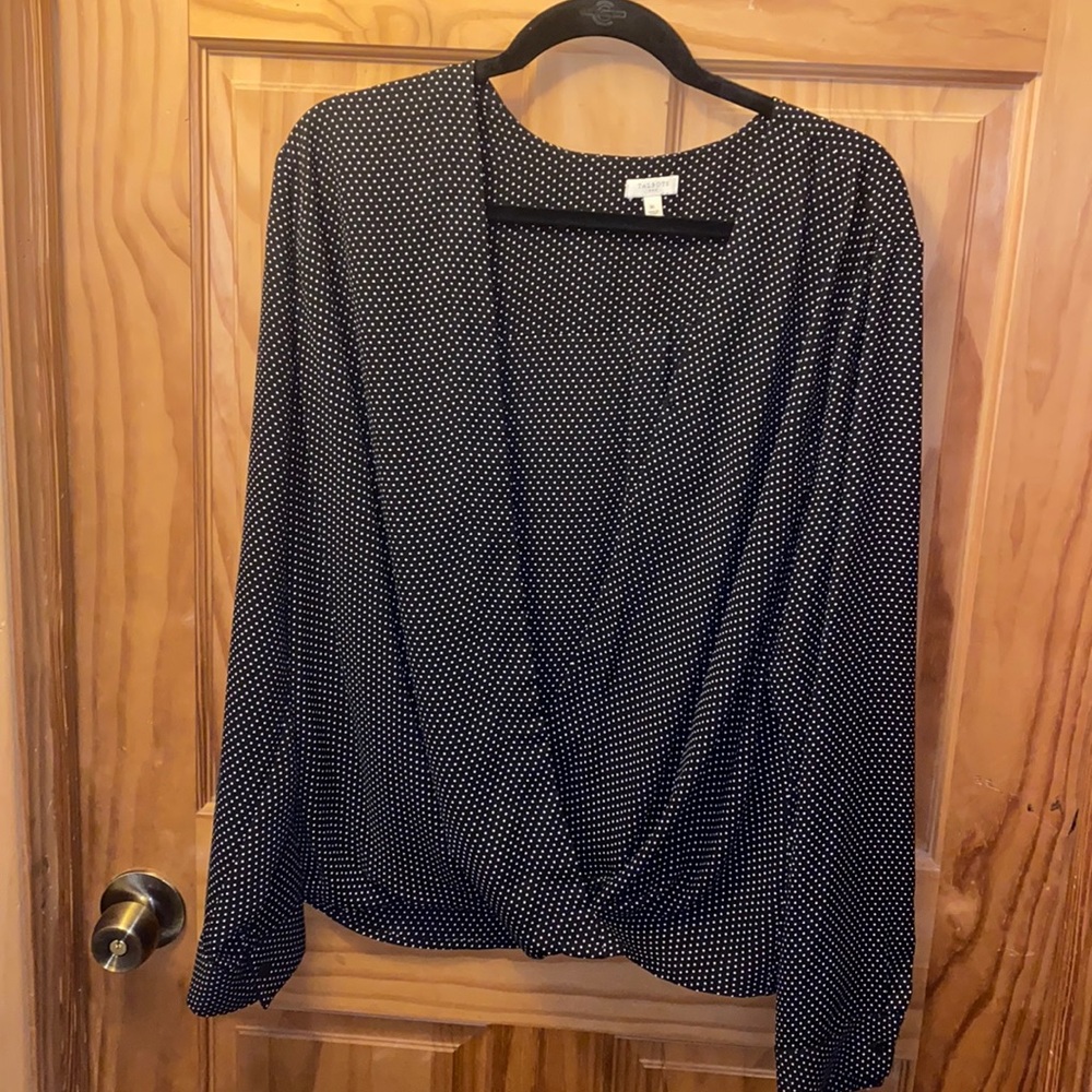 Talbots Polka Dot Blouse